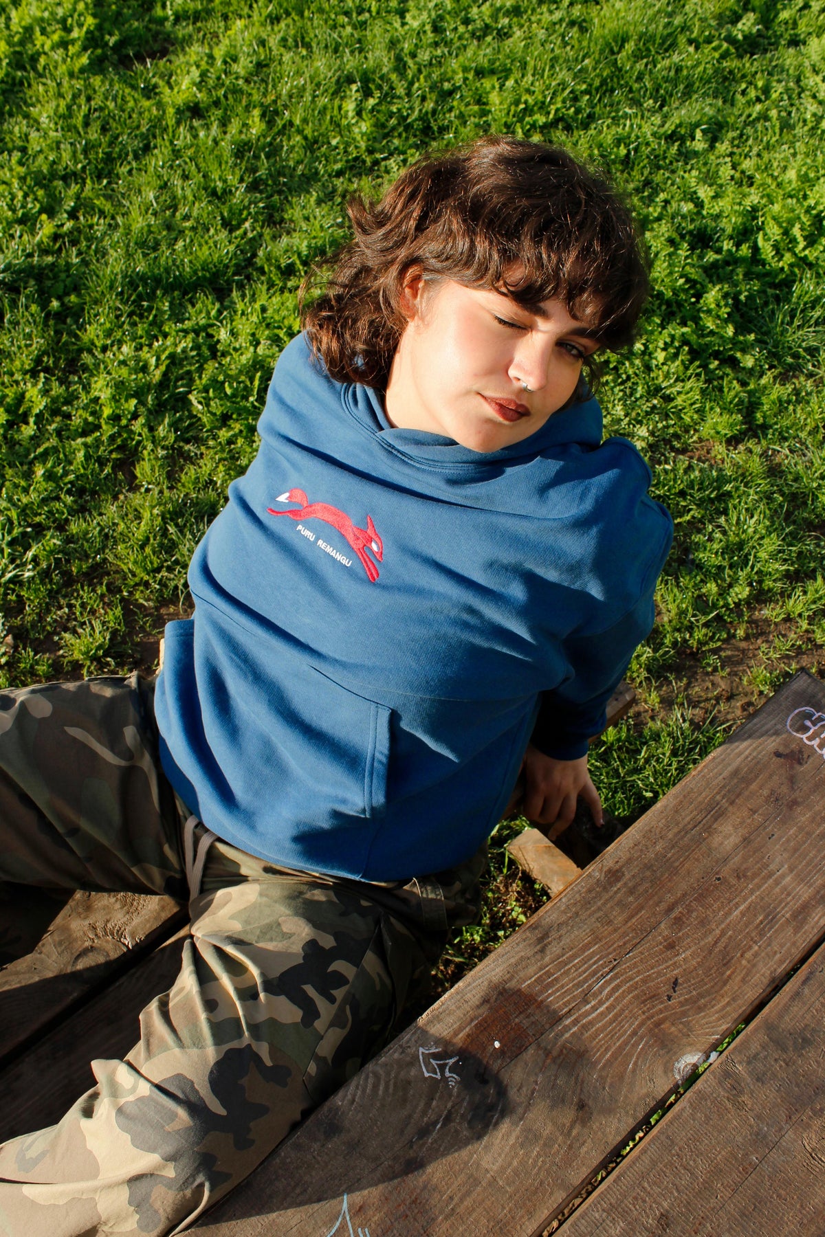 Sudadera Raposina Azul - Unisex