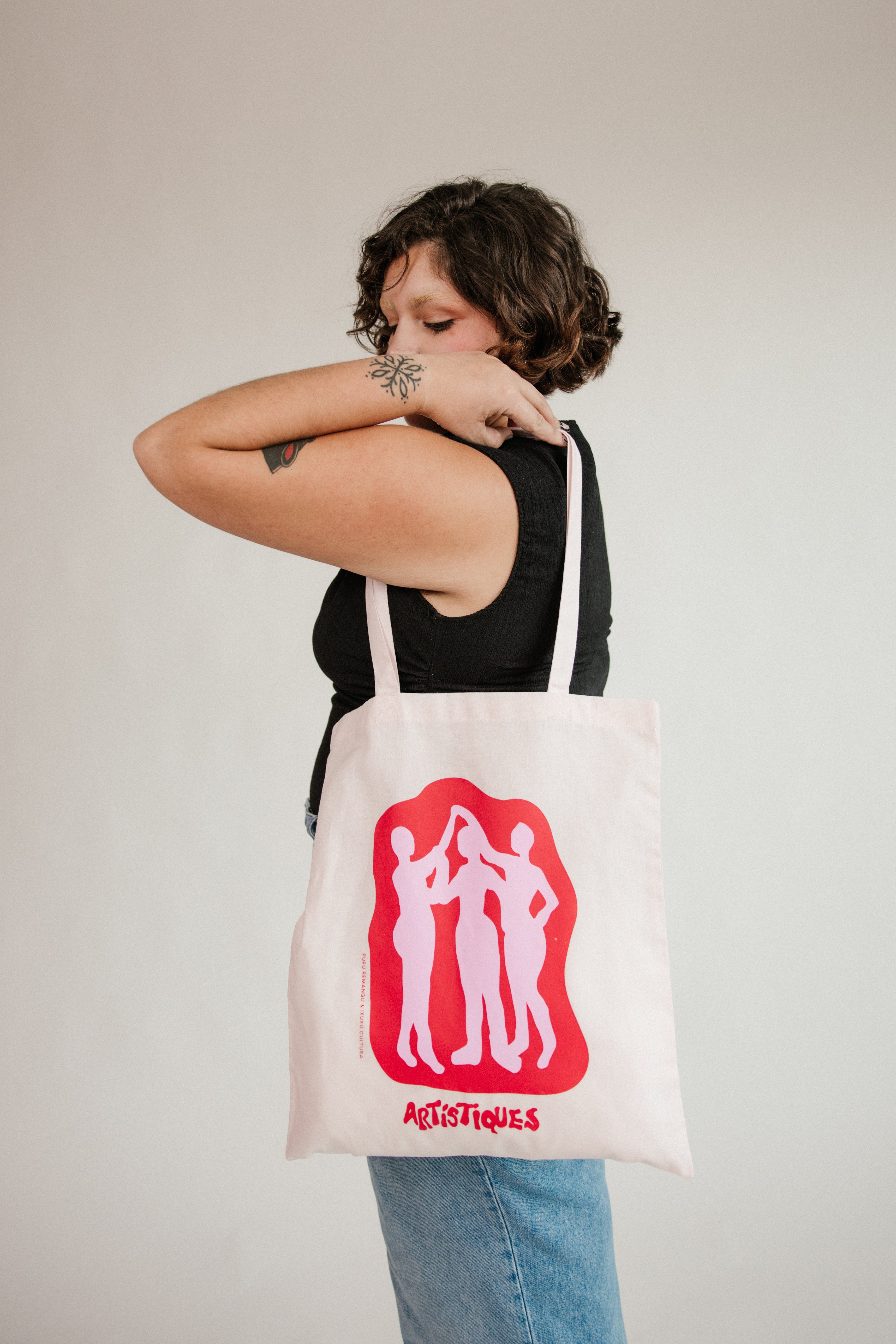 Tote Bag Artístiques - Rosa