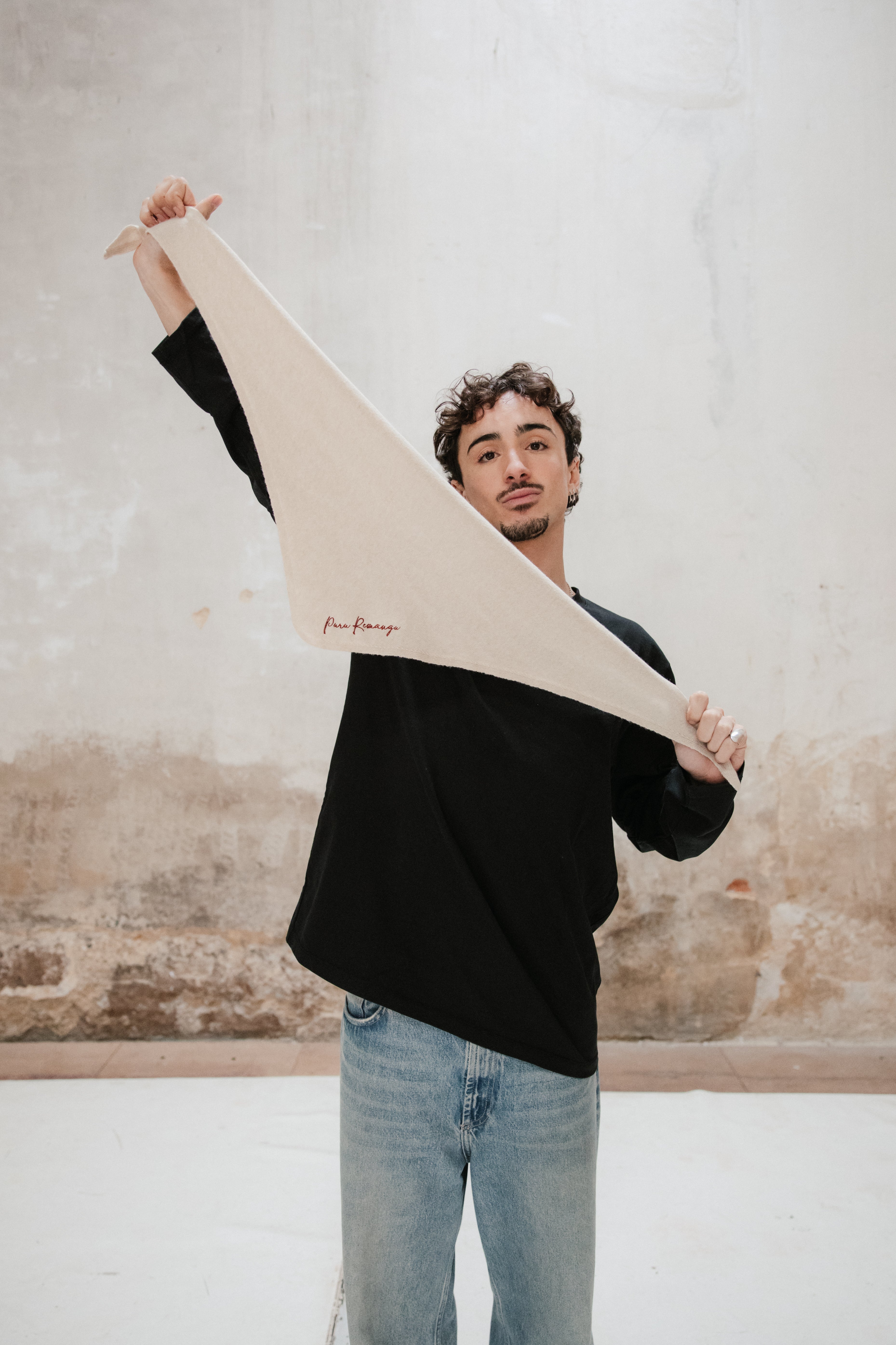 Mini Bufanda - Beige