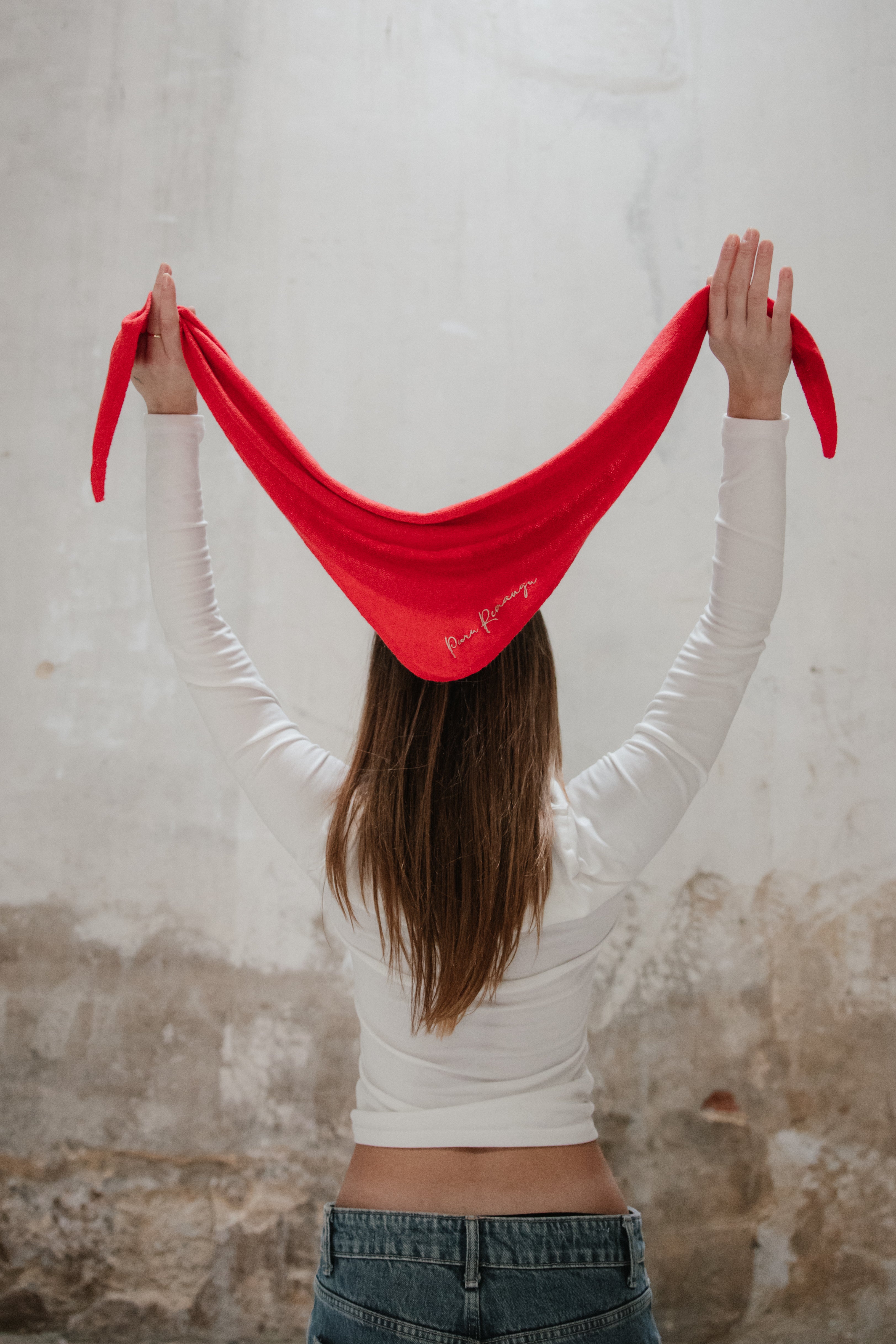 Mini Bufanda - Colorada