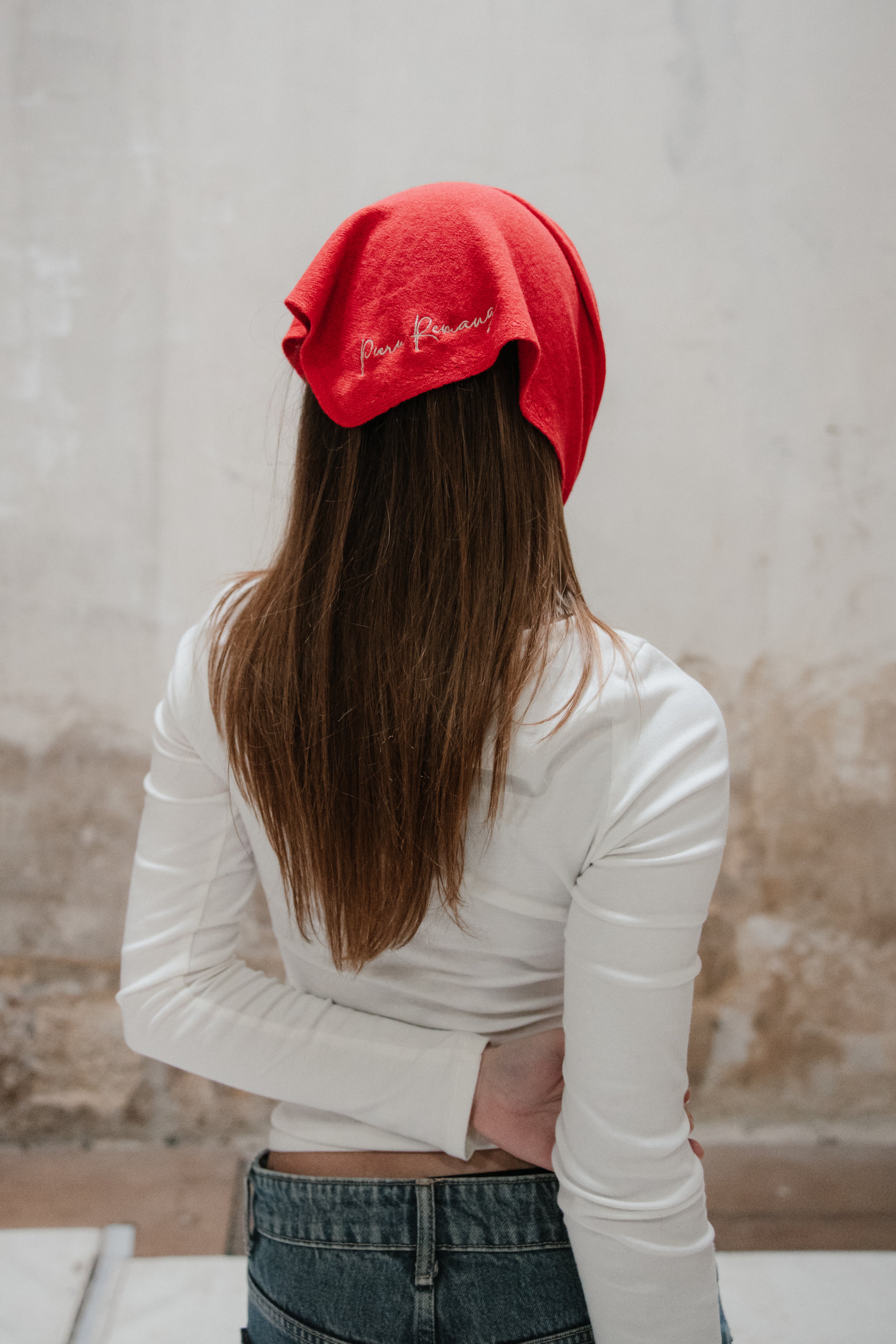 Mini Bufanda - Colorada