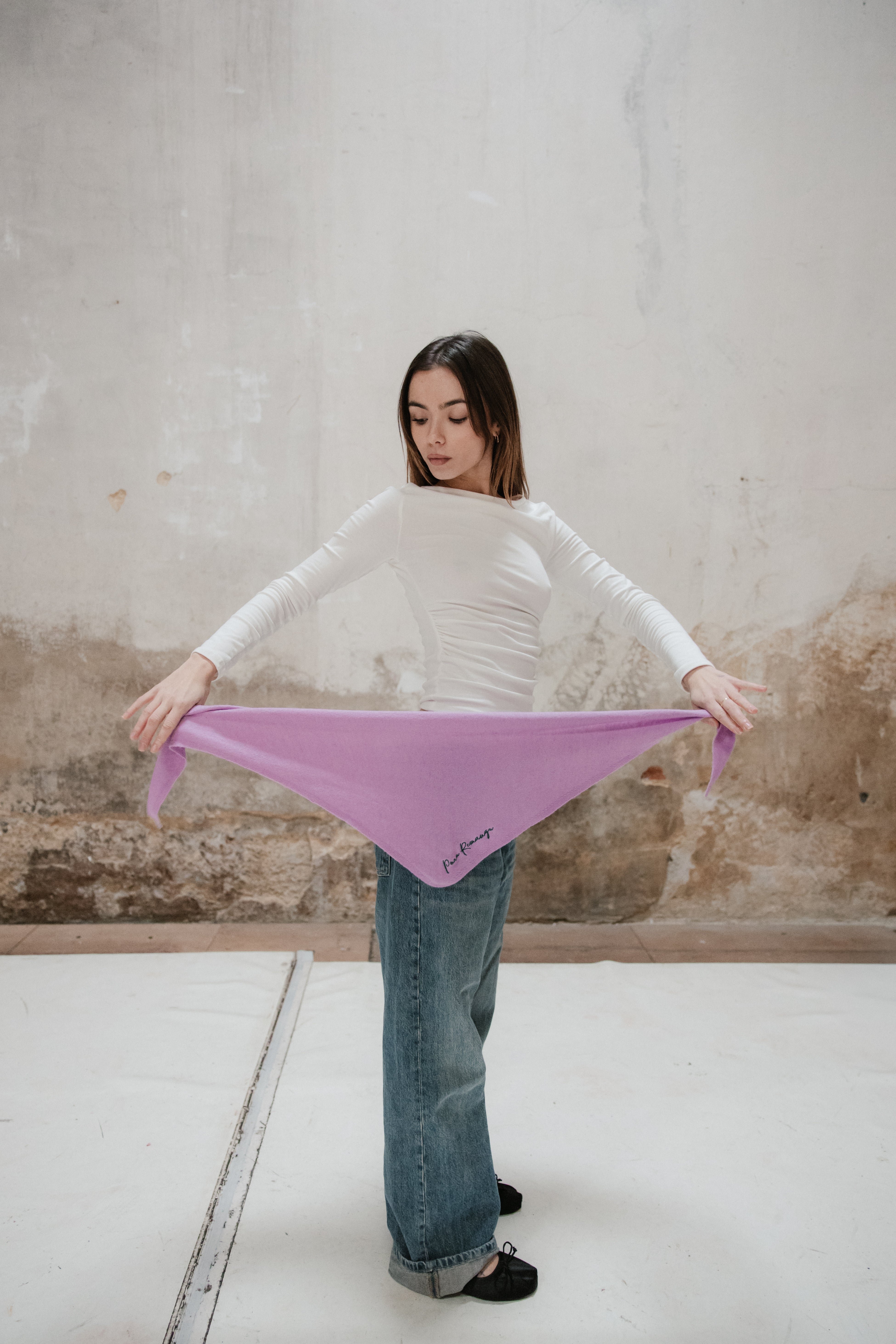 Mini Bufanda - Lavanda