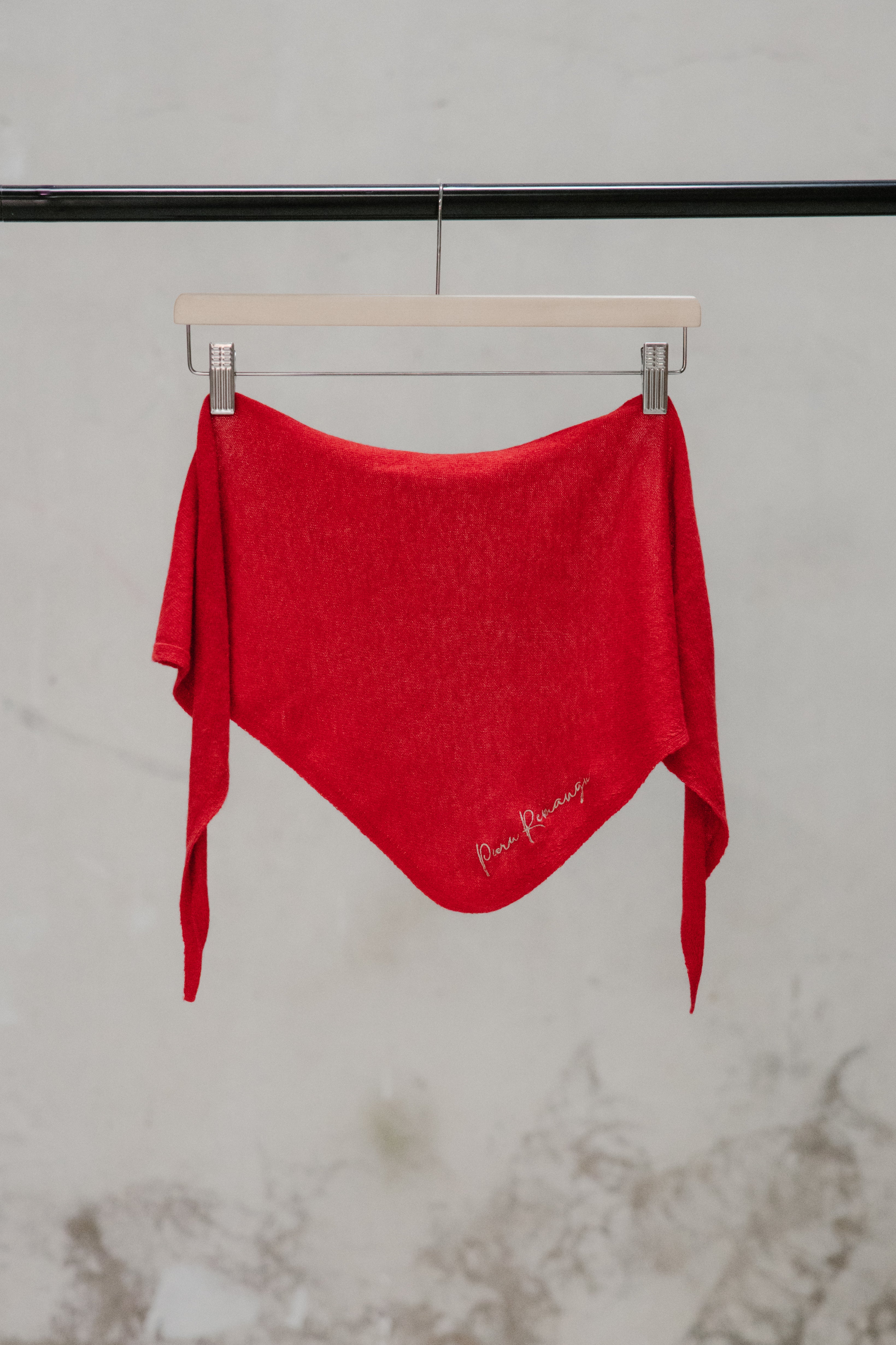 Mini Bufanda - Colorada