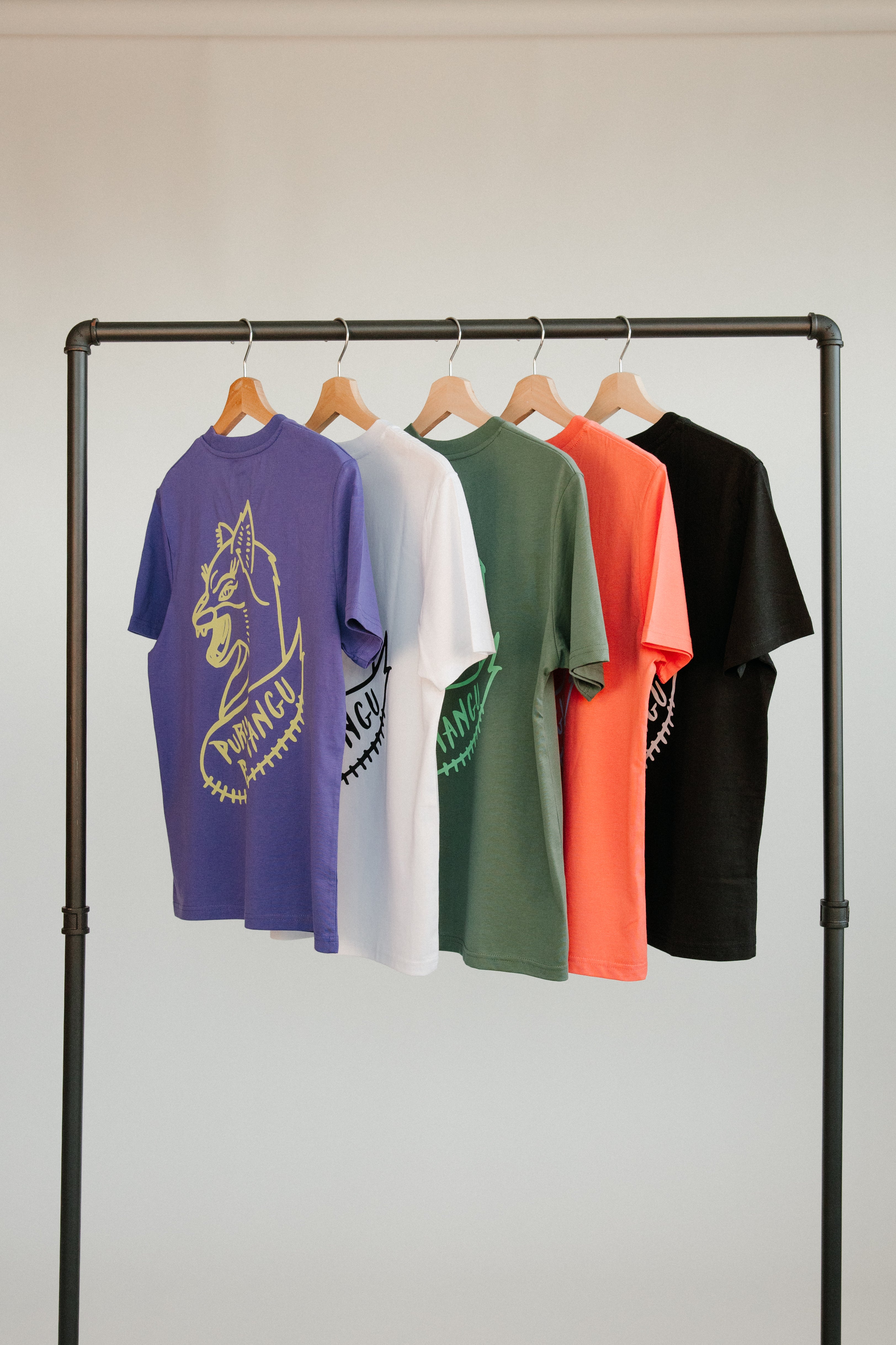 Camiseta Puru Remangu Negra - Unisex