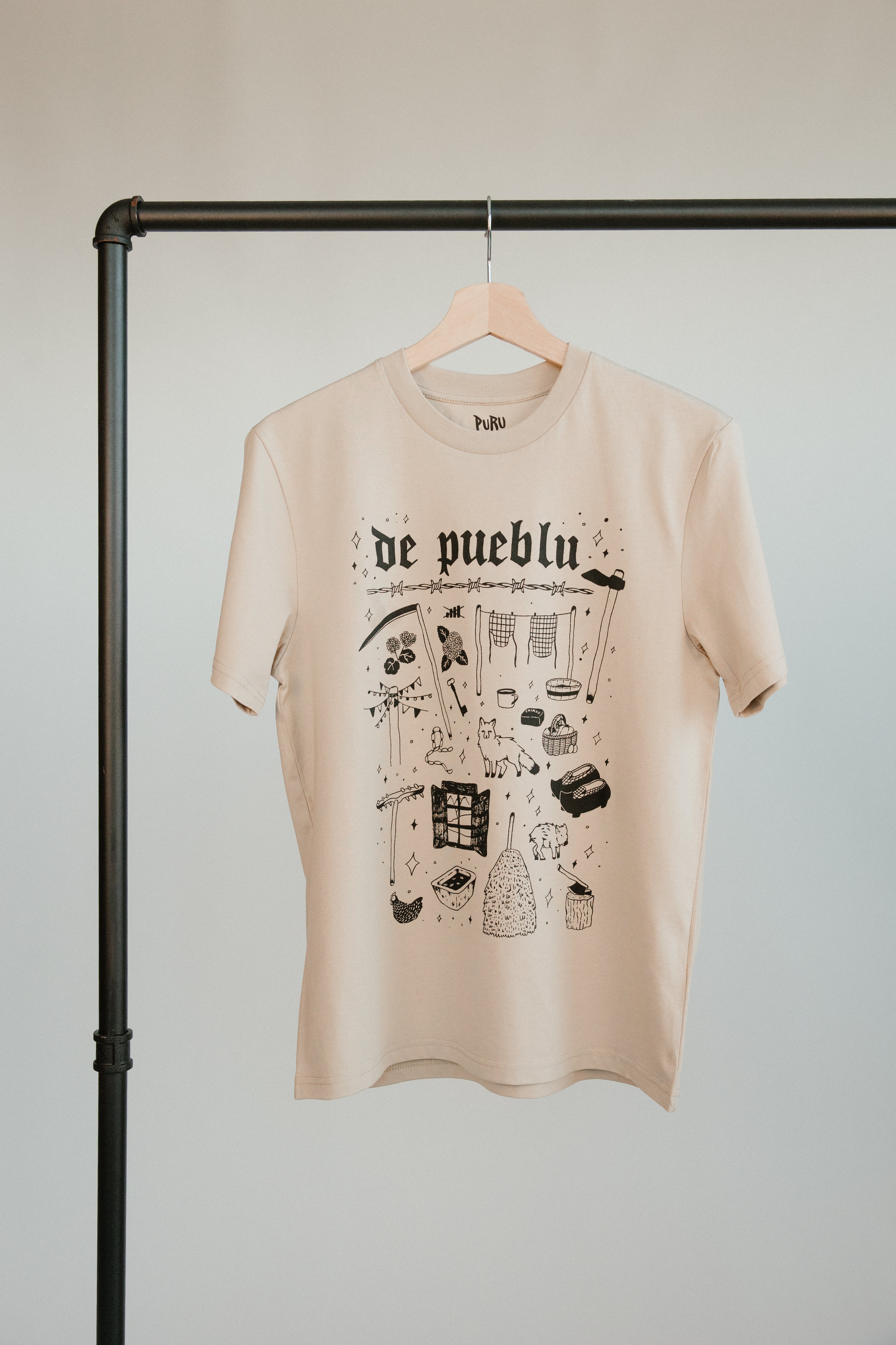 Camiseta De Pueblu - Unisex