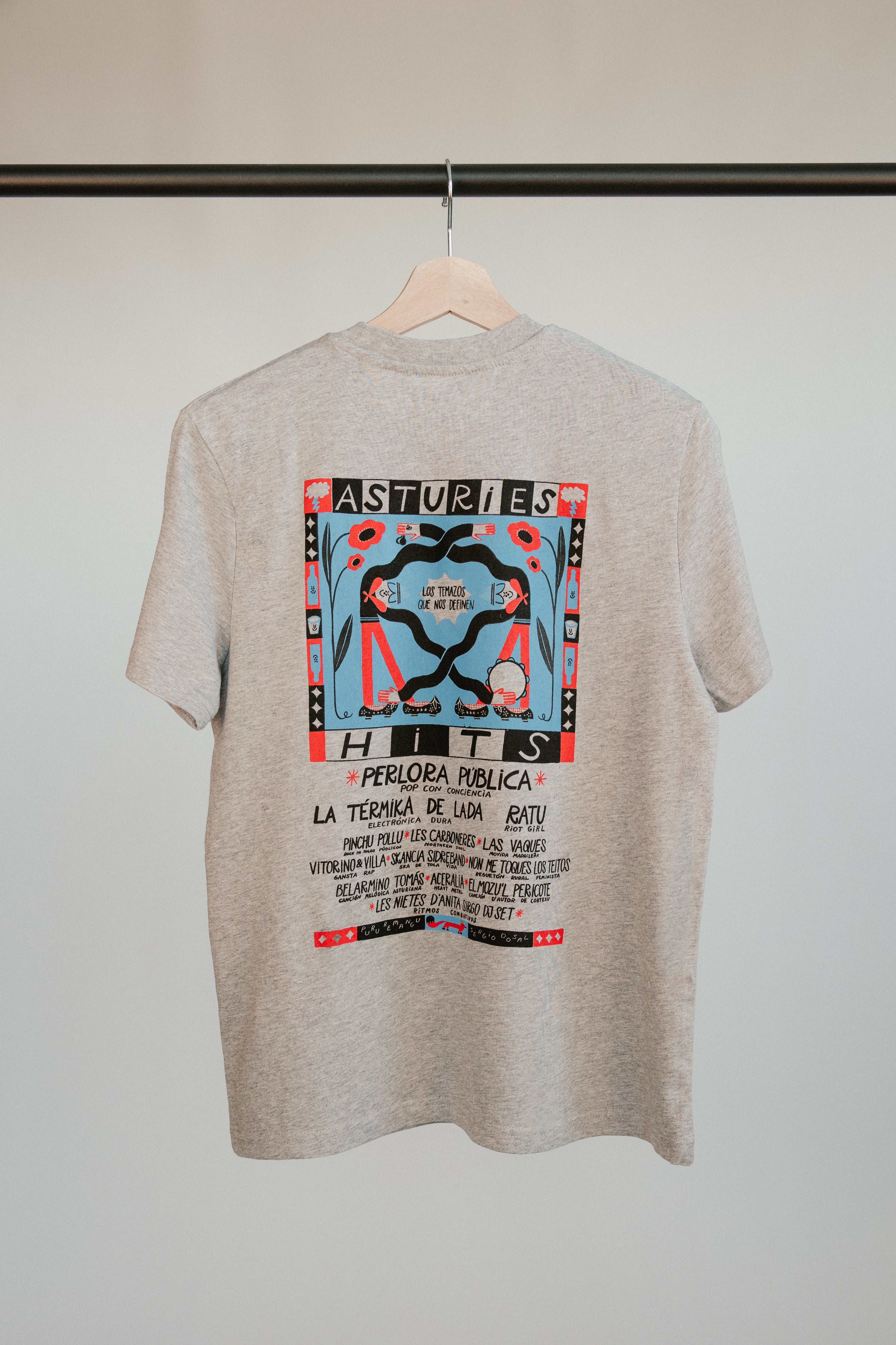 Camiseta Asturies Hits - Unisex