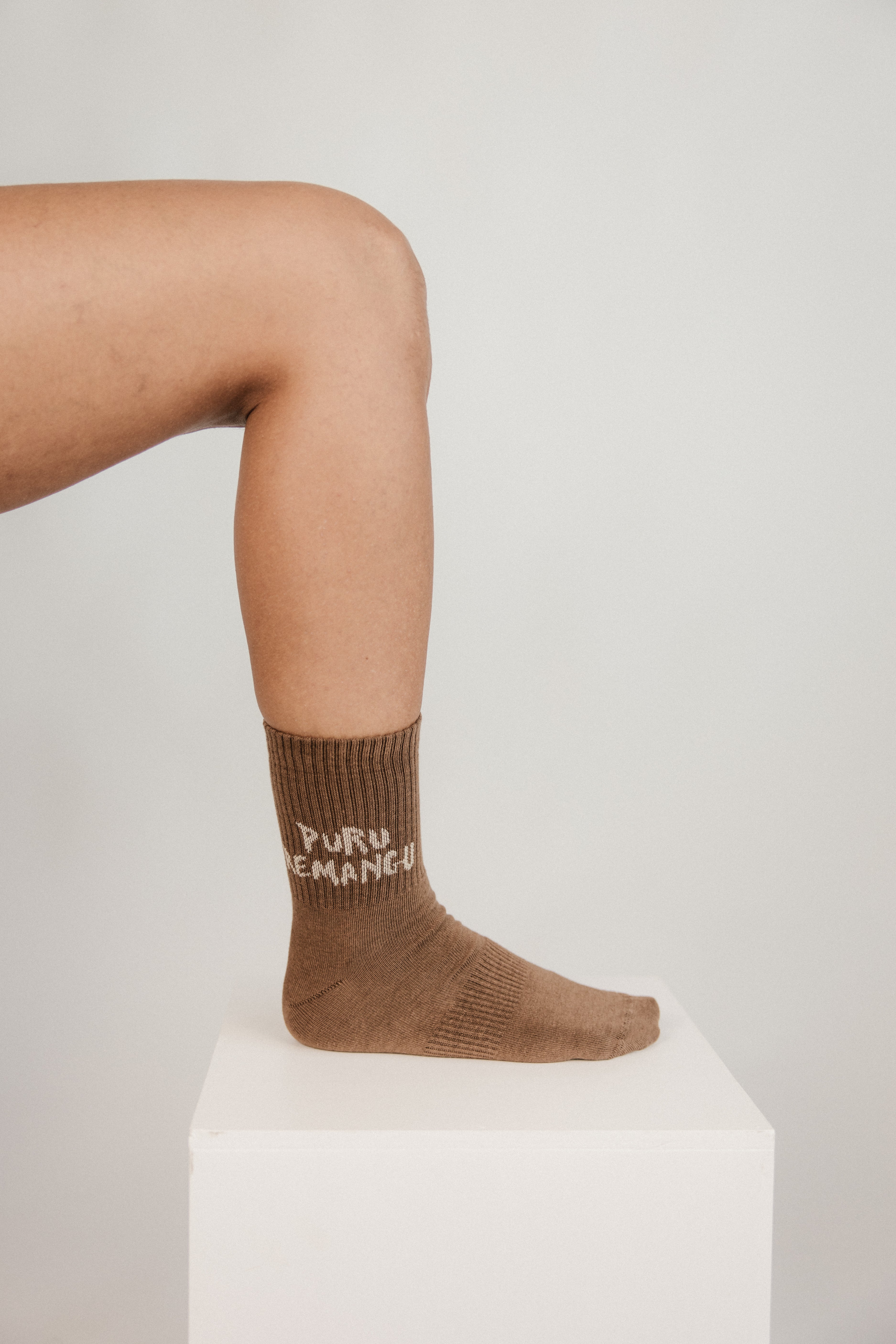 Calcetos Puru Remangu Chocolate