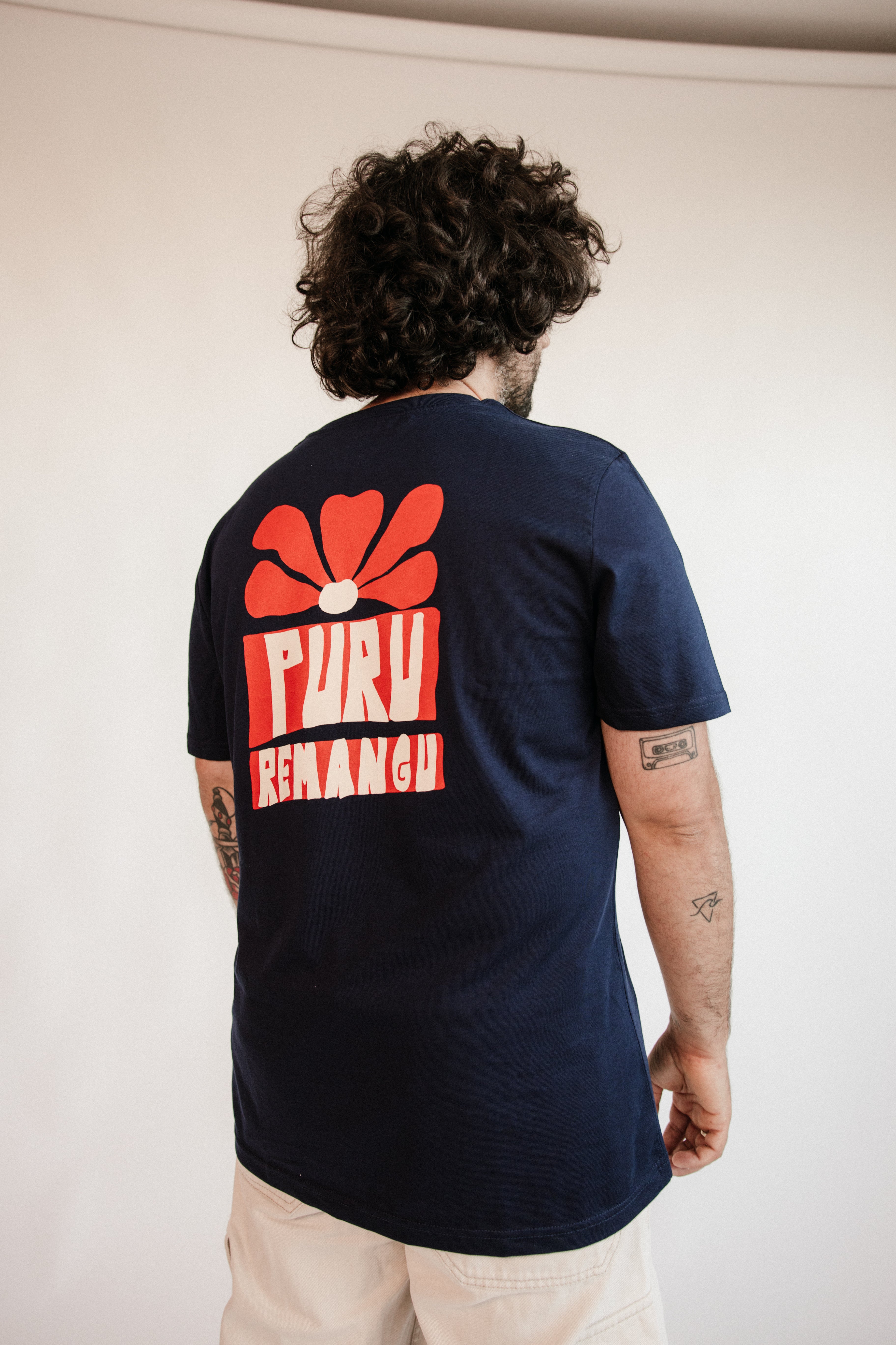 Camiseta Puru Azul Marino - Unisex