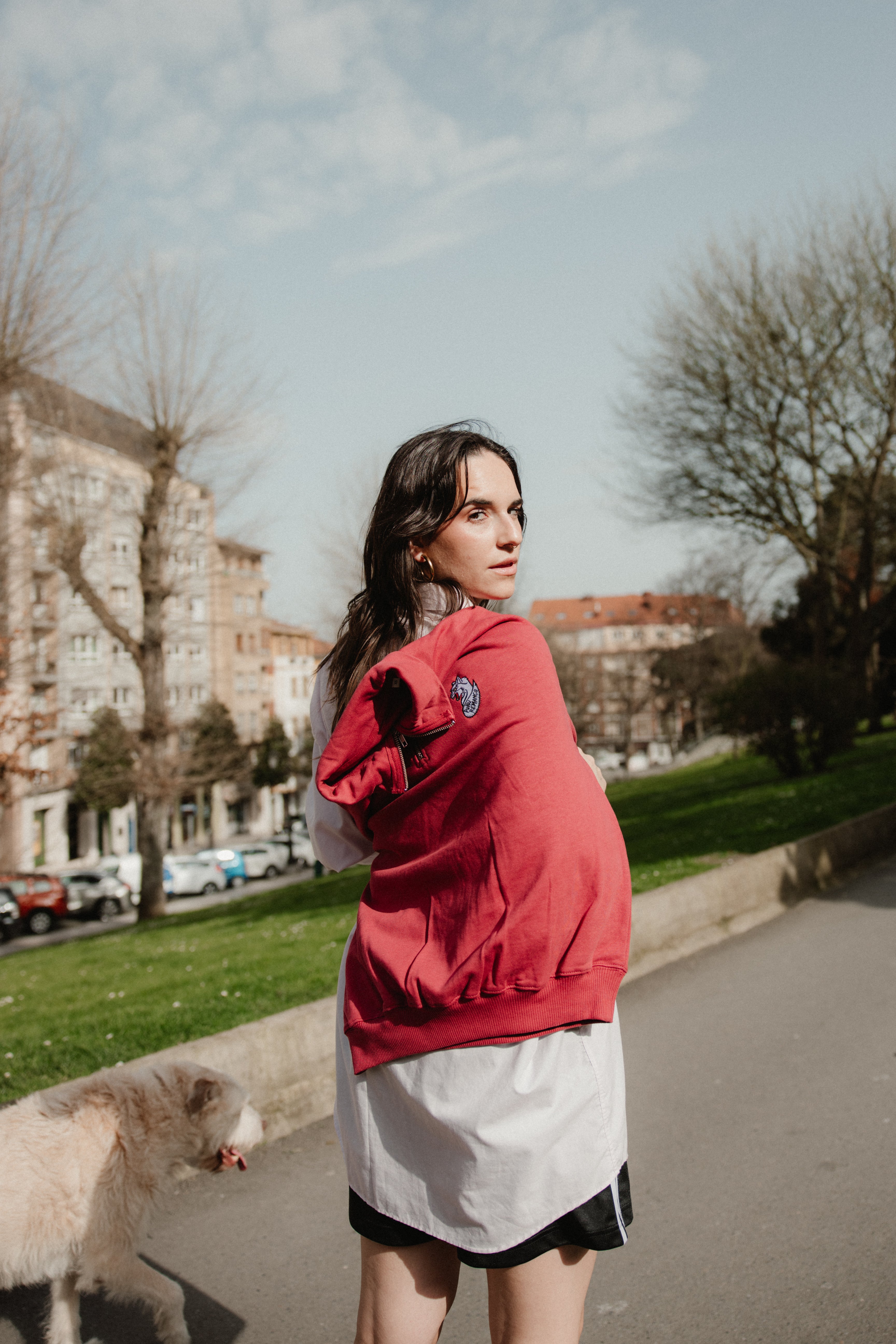 Sudadera Puru Remangu Bordada Colorada - Unisex