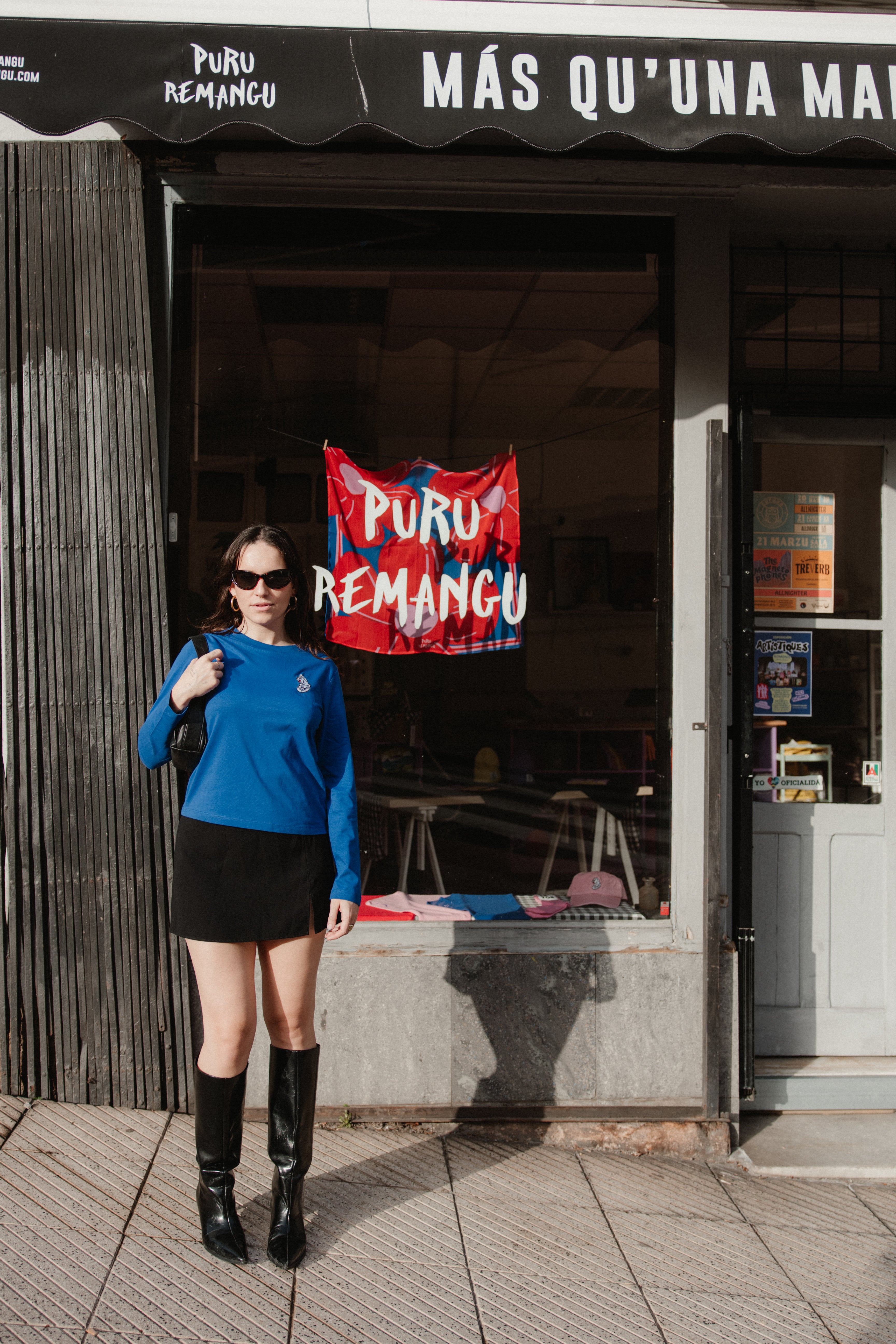 Camiseta Manga Llarga Raposa Muyer - Azul