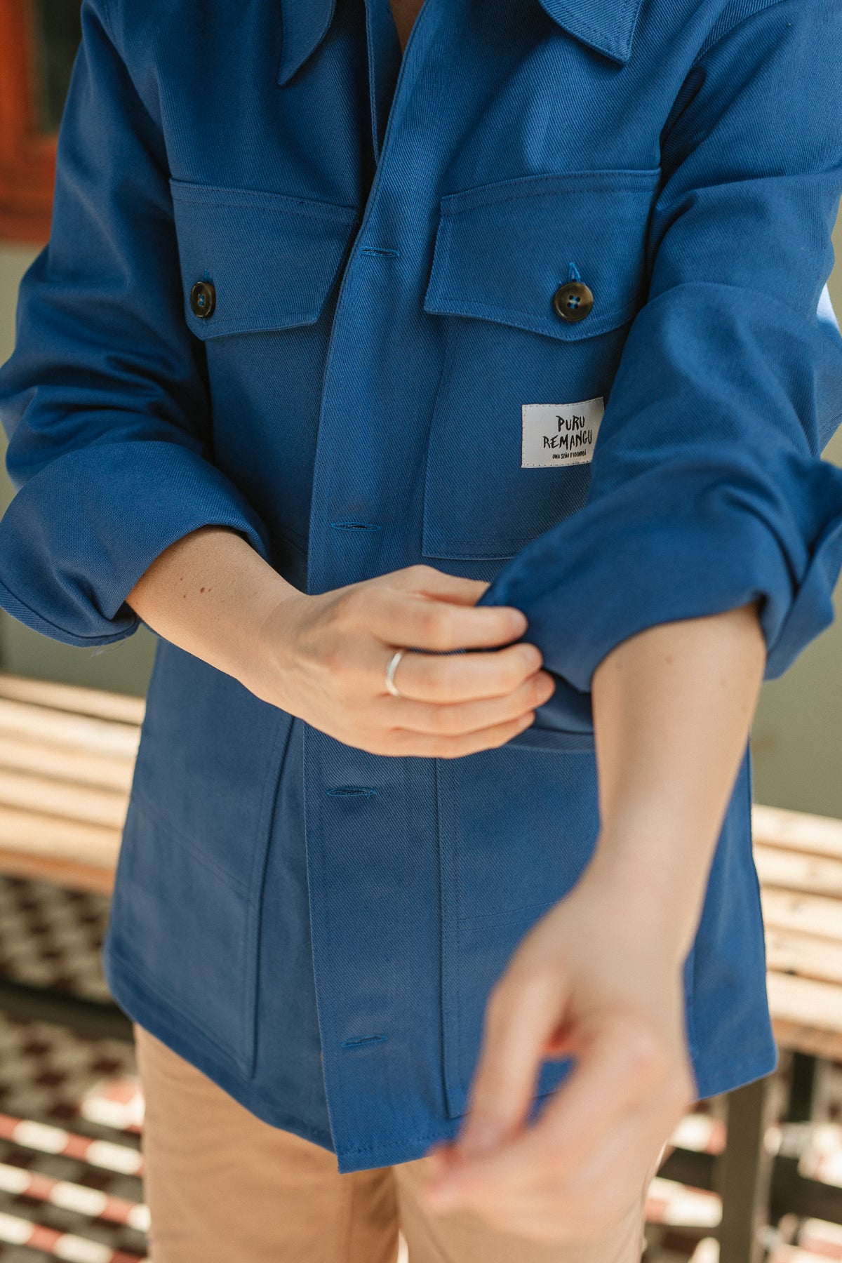 Camisa María Luisa Azul
