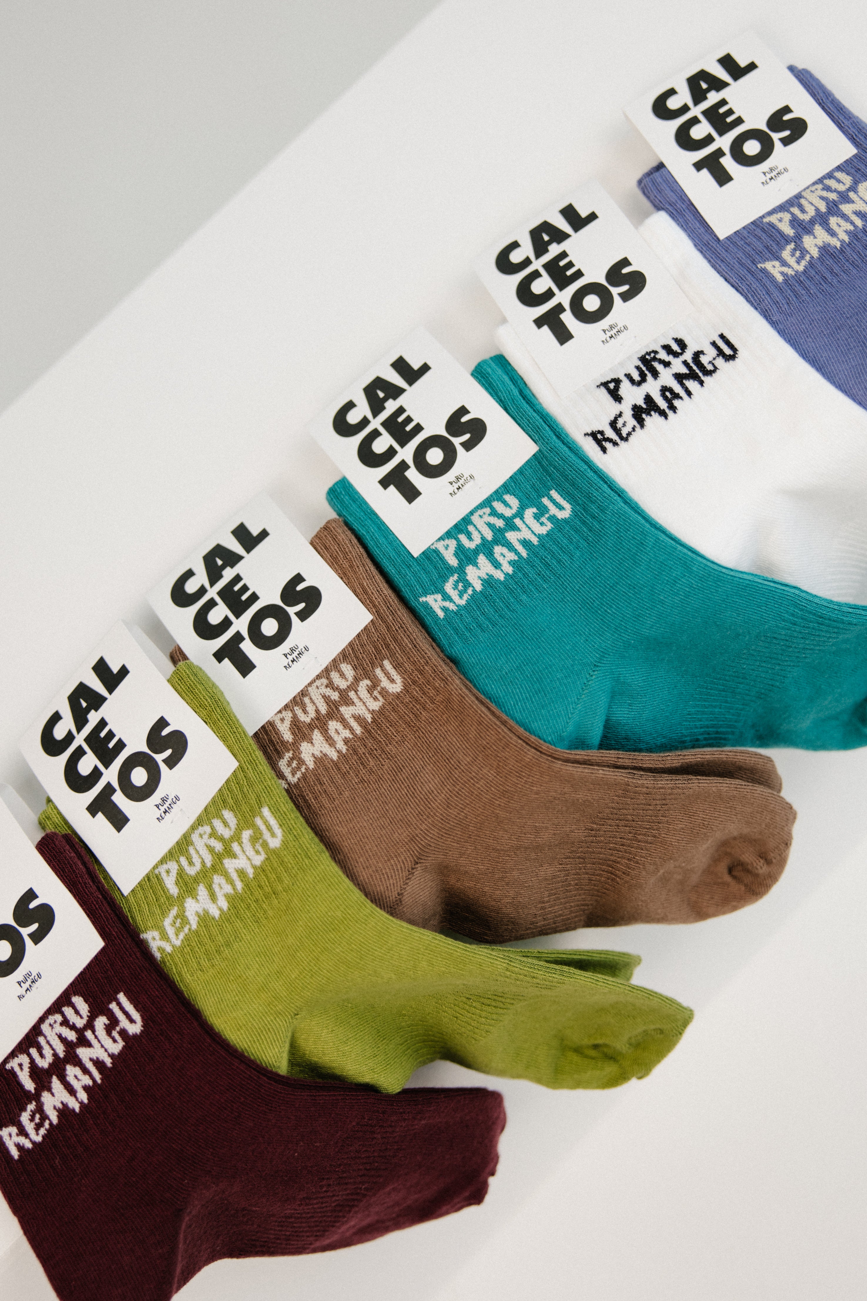 Calcetos Puru Remangu Lavanda