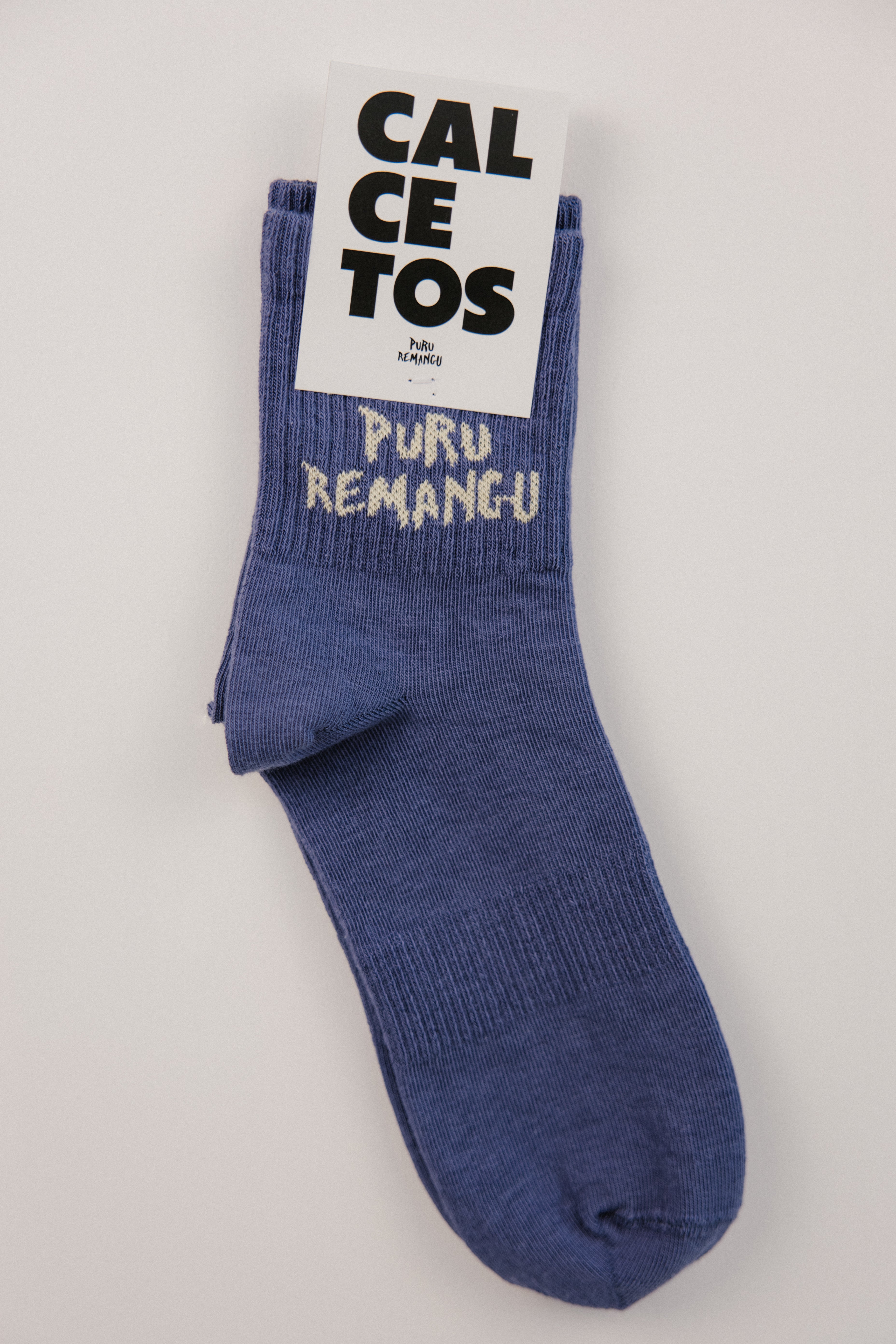 Calcetos Puru Remangu Lavanda