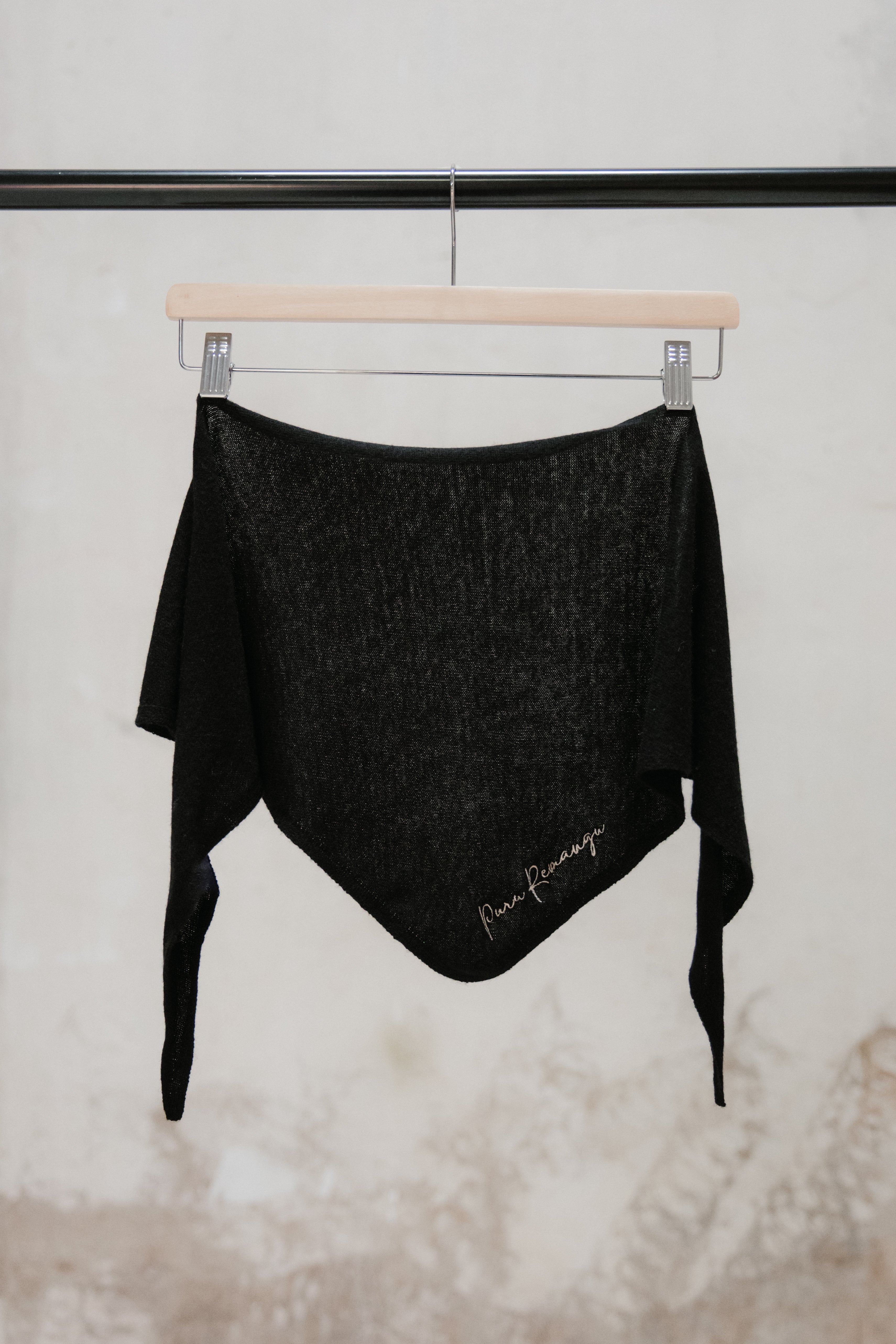 Mini Bufanda - Negra