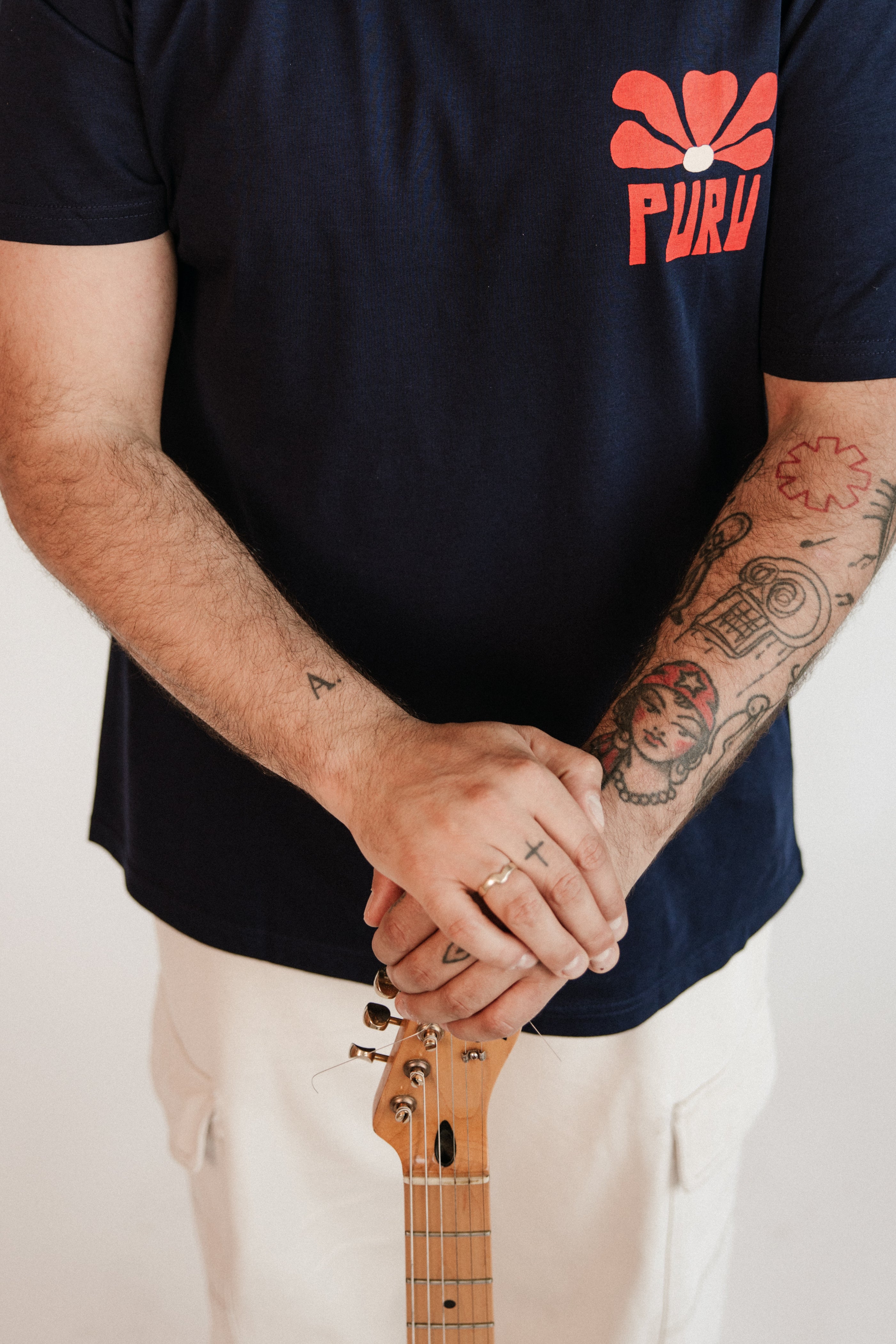 Camiseta Puru Azul Marino - Unisex