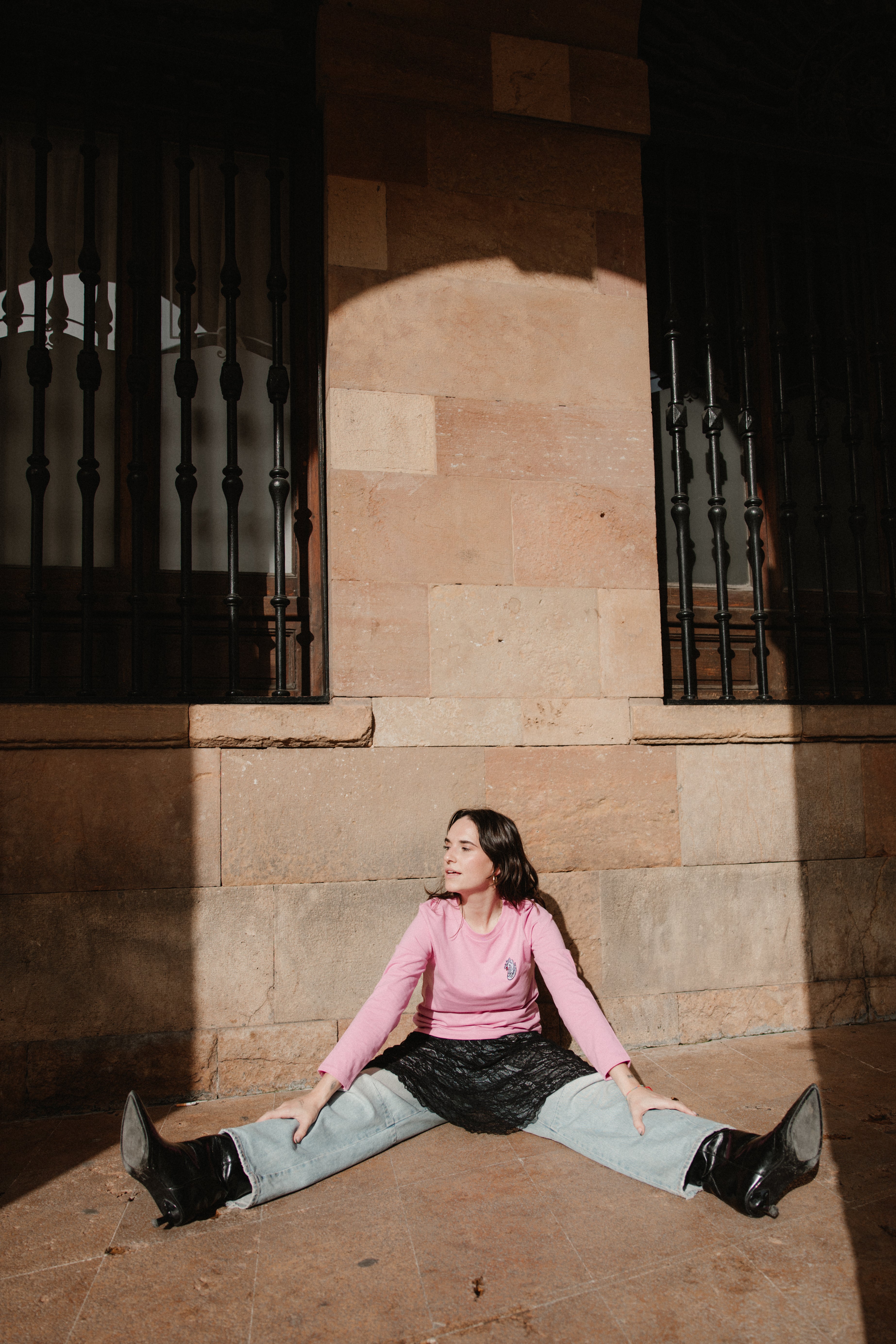 Camiseta Manga Llarga Raposa Muyer - Rosa