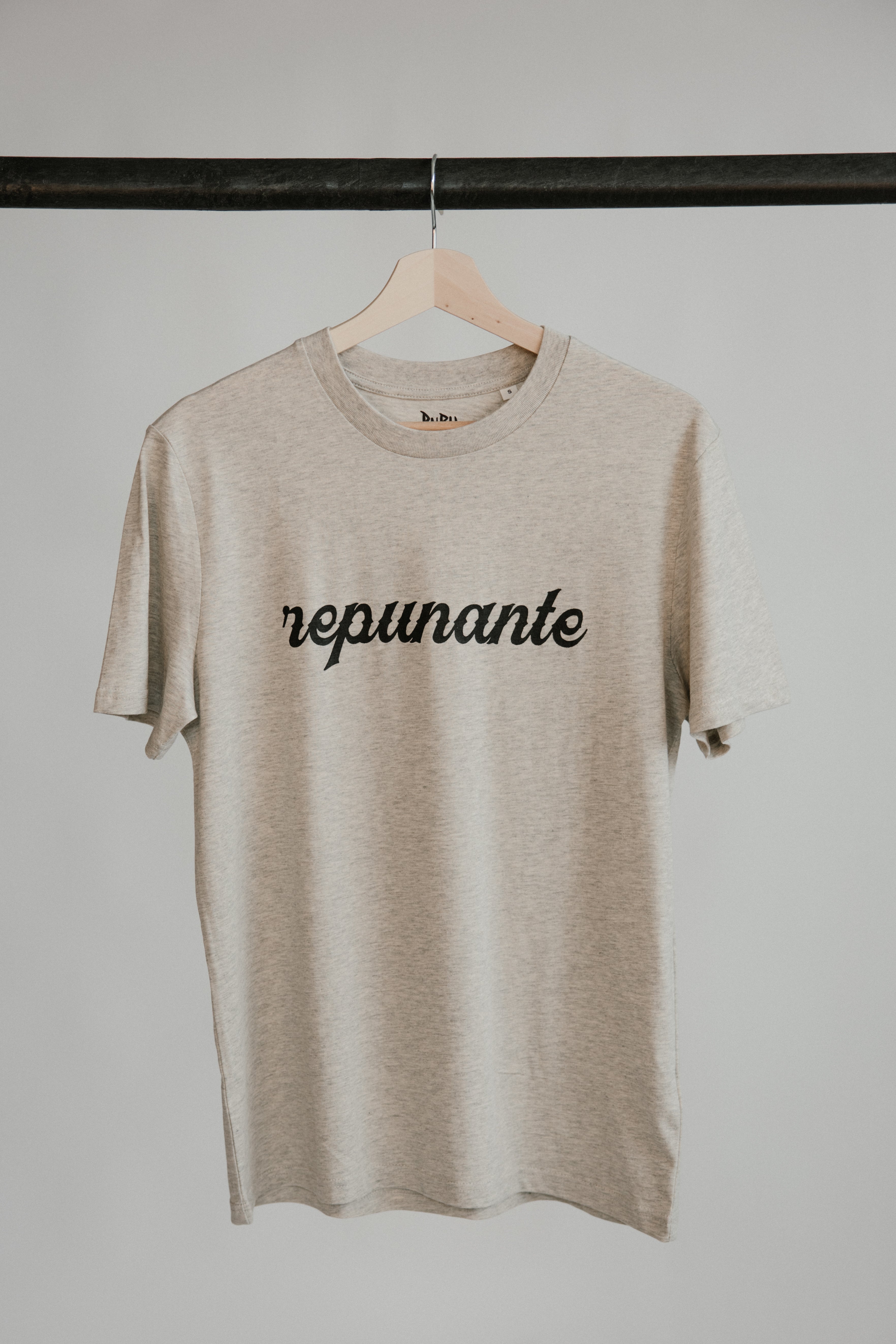 Camiseta Repunante Gris Jaspeáu - Unisex