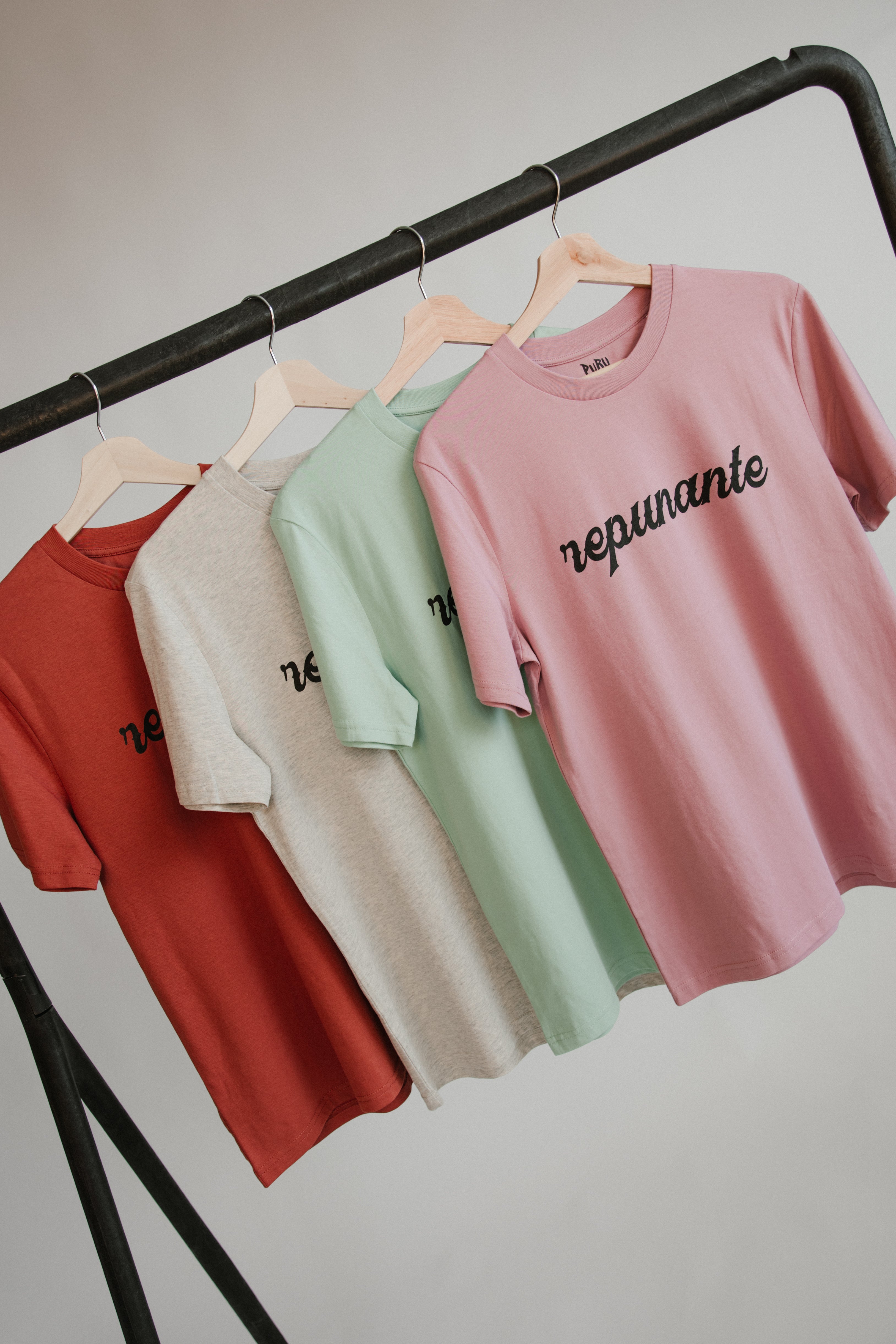 Camiseta Repunante Gris Jaspeáu - Unisex