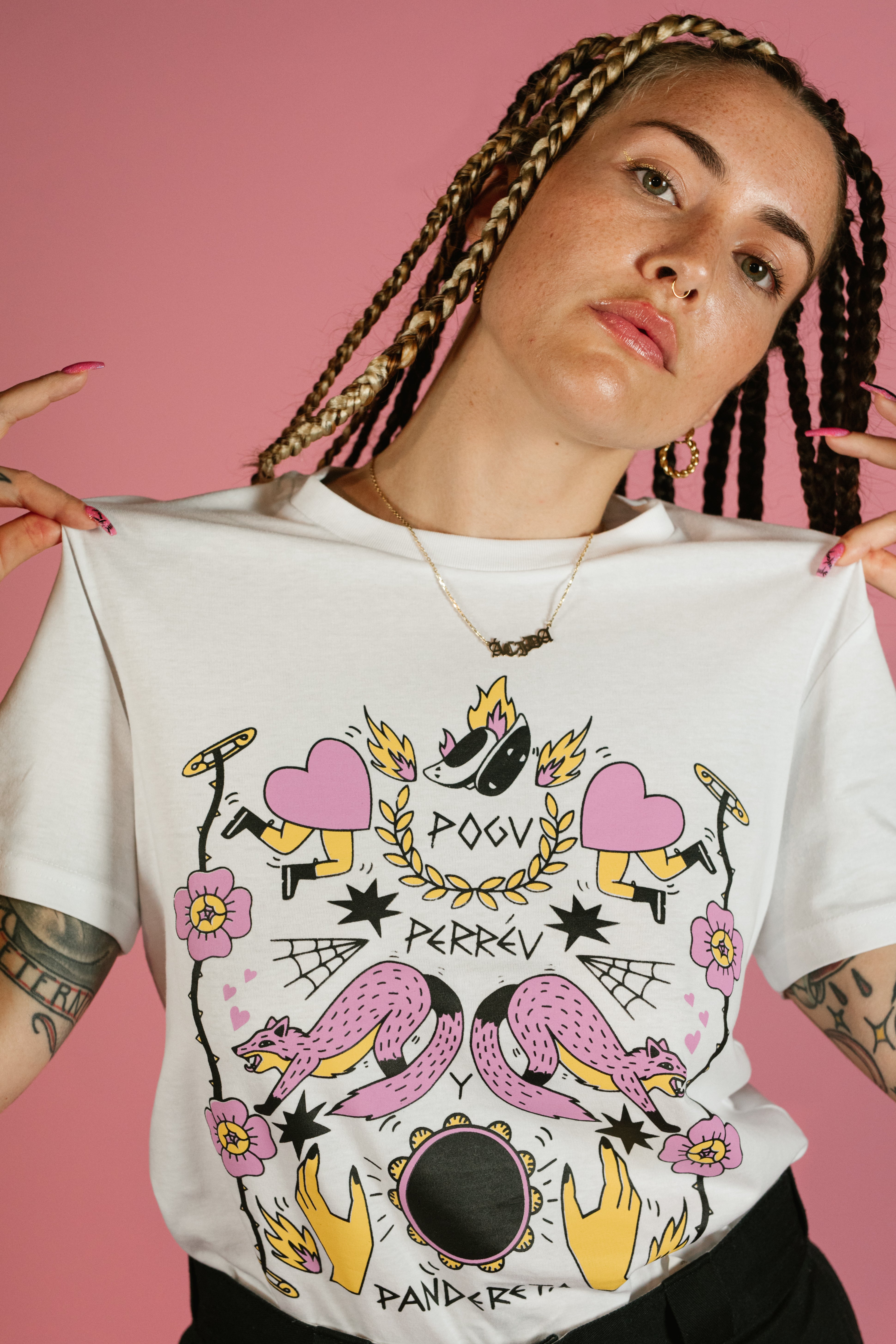 Camiseta Pogu, Perréu y Pandereta - Unisex