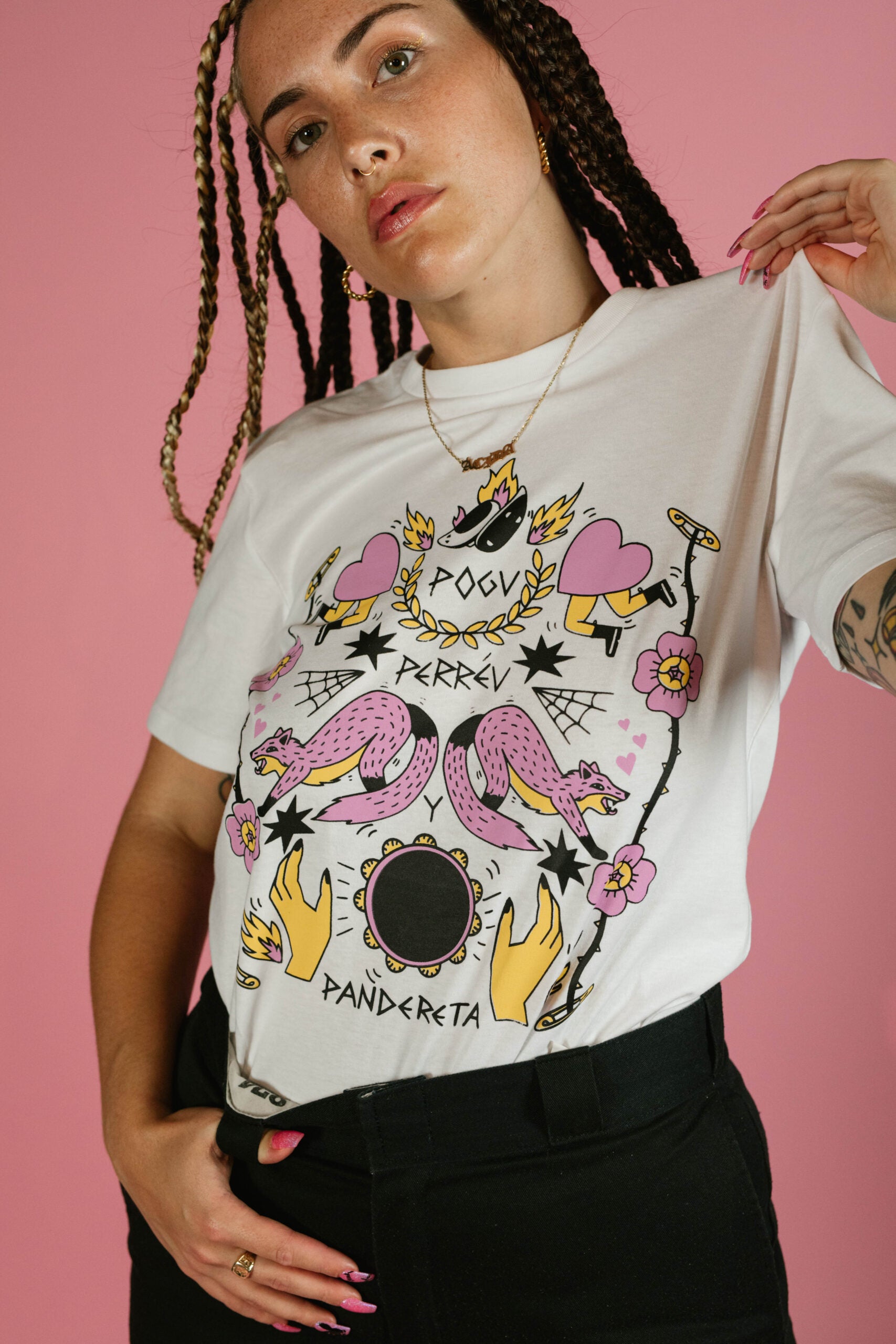 Camiseta Pogu, Perréu y Pandereta - Unisex